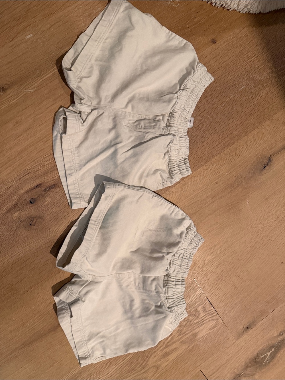 Kids Cream Elastic-Waist Shorts - Neutral Summer Essentials Beaufort Bonnet 6